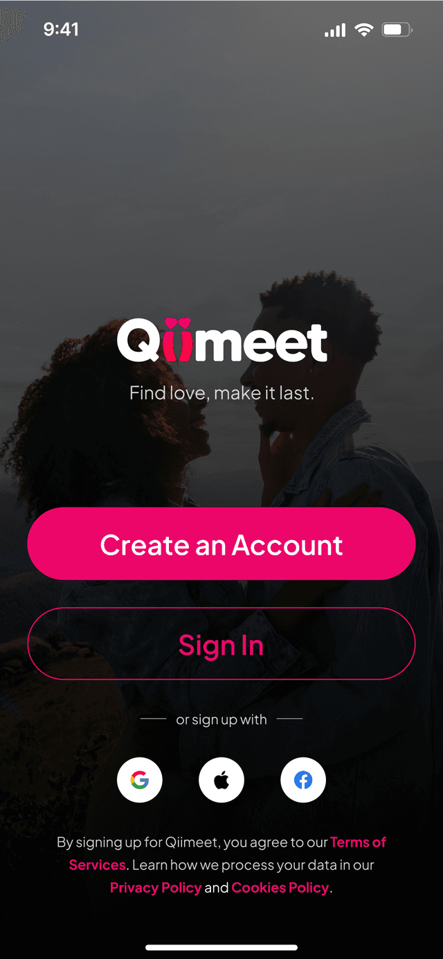 Create profile step